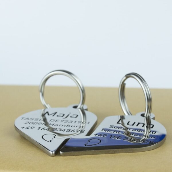 BFF Hundemarken-Set von TAGLEC – Gravierte Hundemarke